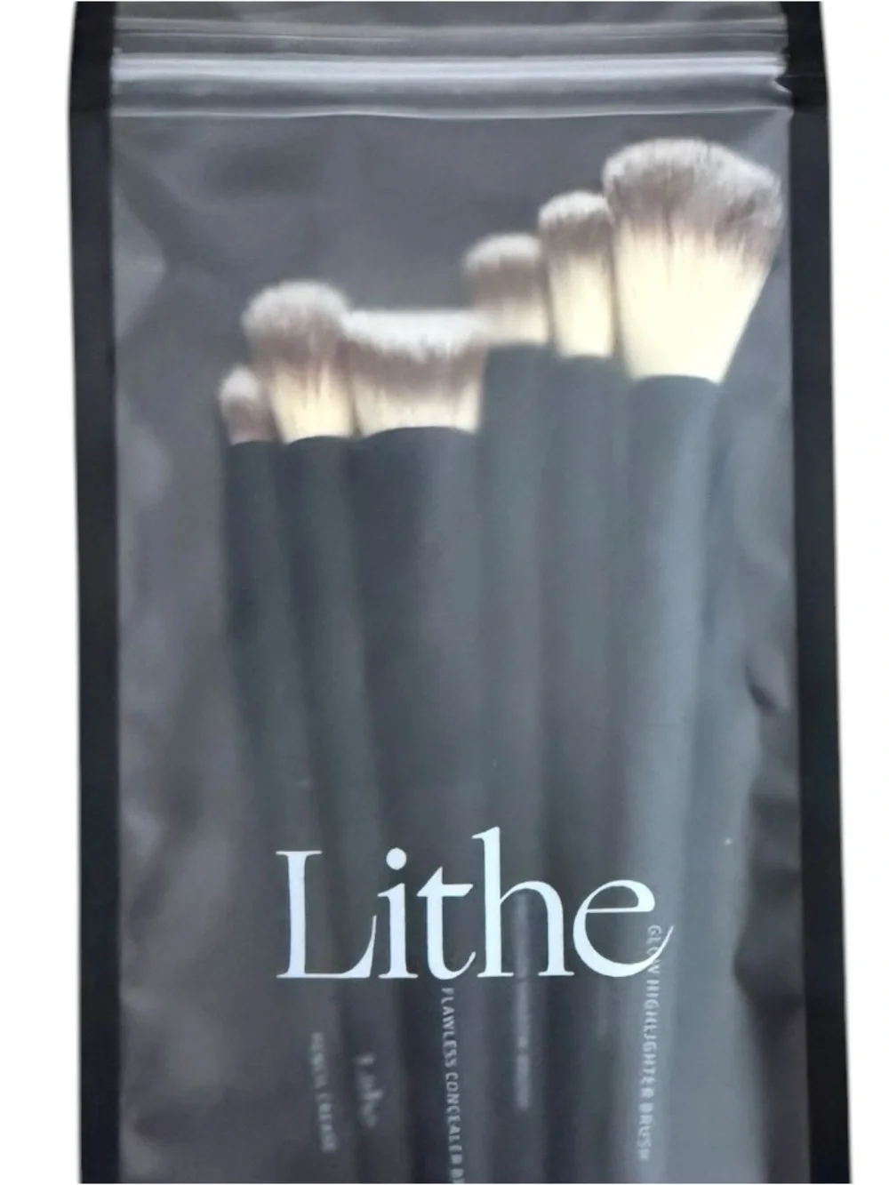 Lithe Beauty Everyday Brush Set 6 Piece Essential Makeup Brush Collection NWT
